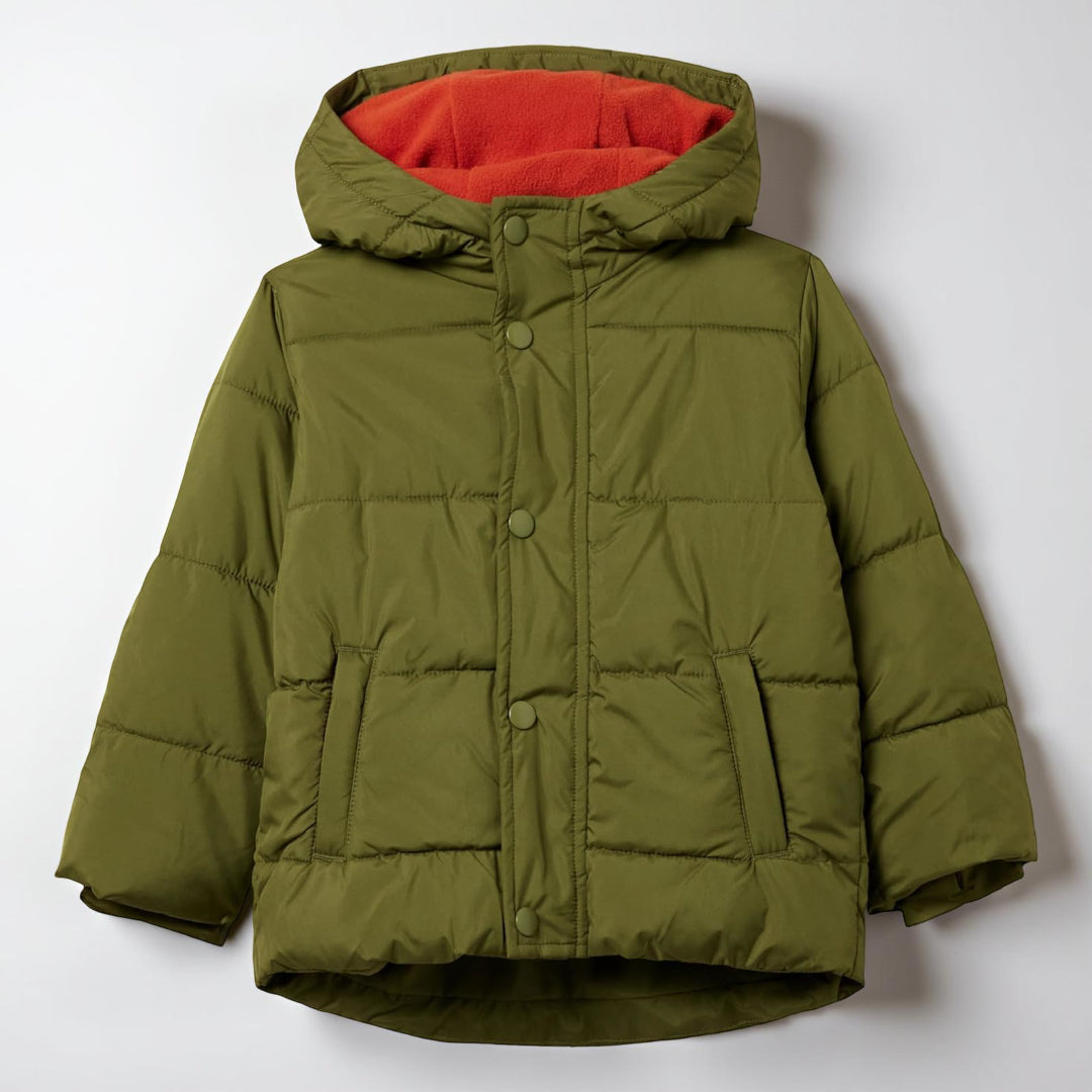 Giacca Bambini Invernale Cappuccio Trapuntata