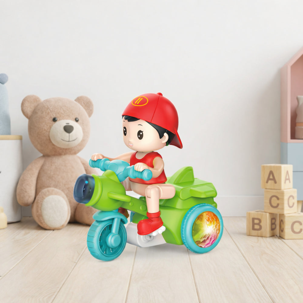 Giocattolo Bambini Scooter Luci Suoni Automatico Movimento