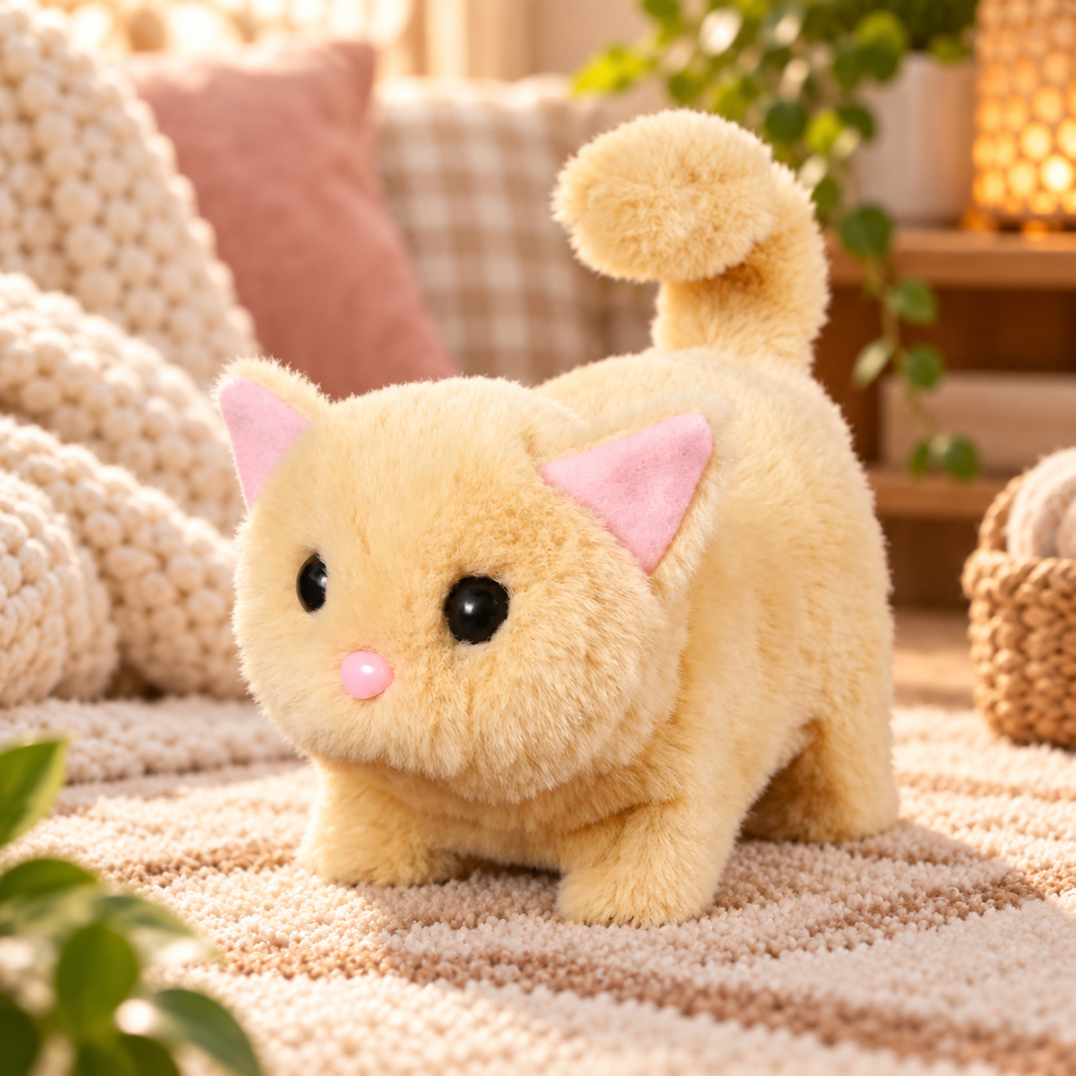Speelgoed Kat Interactieve Grijze Robot Kitten Realistische Bewegingen