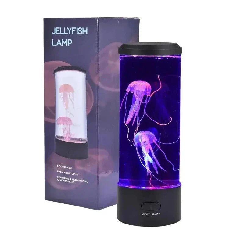 AquaGlow - LED Jellyfish Night Light – Ambient Lighting for Living Room and Bedroom
