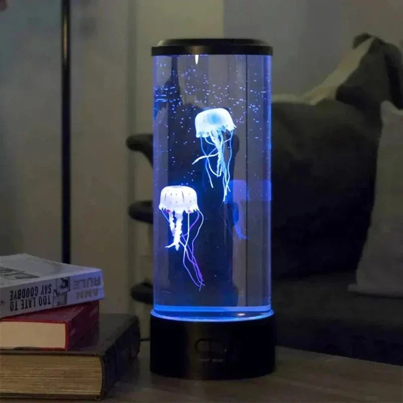 AquaGlow - Lampada Notturna LED a Medusa – Illuminazione Ambientale per Soggiorno e Camera da Letto