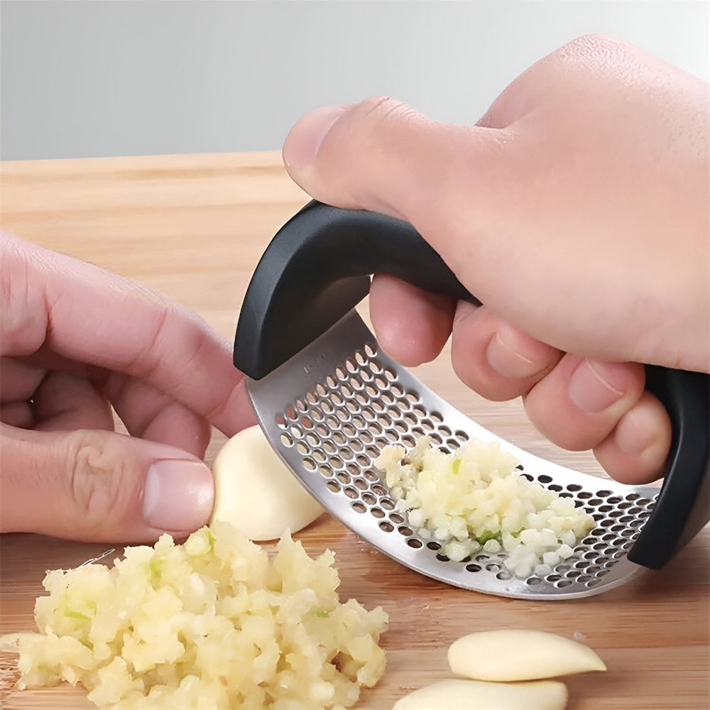 Schiacciaglio Acciaio Inox Utensile Cucina Manuale