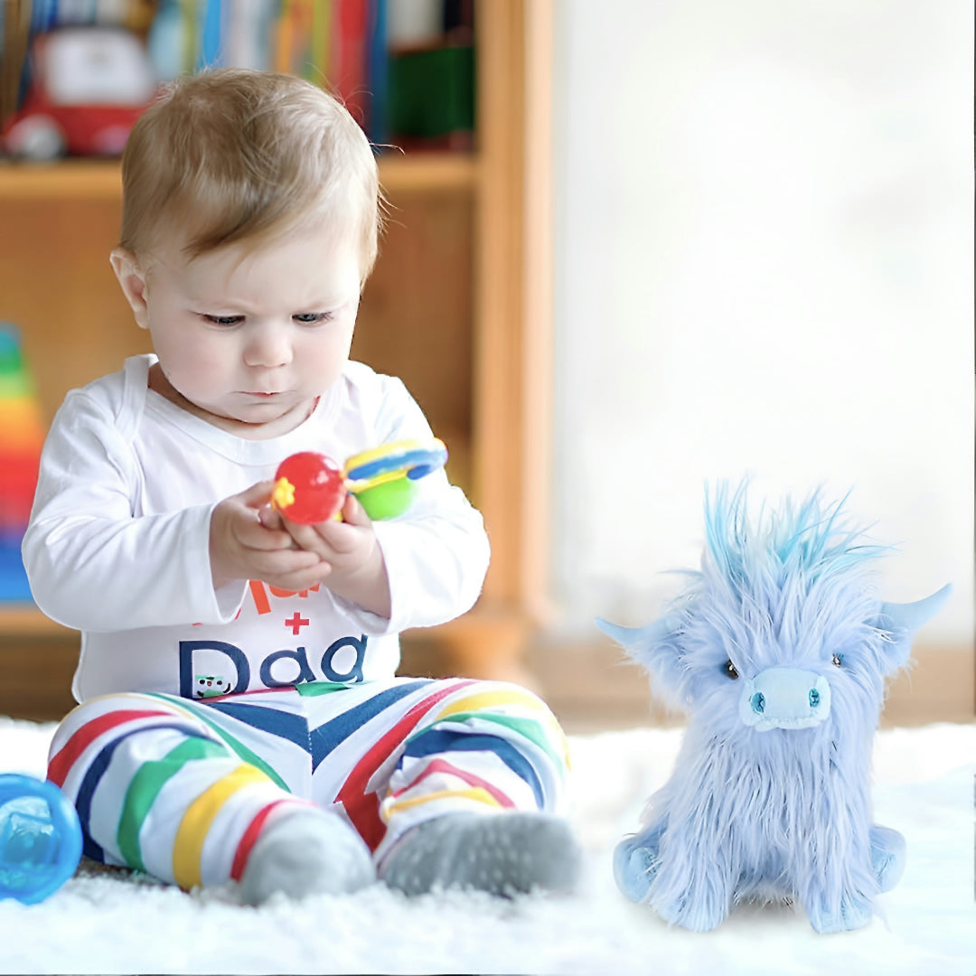Brinquedo de Peluche Vaca Knuffel Boneco Decoração Presente