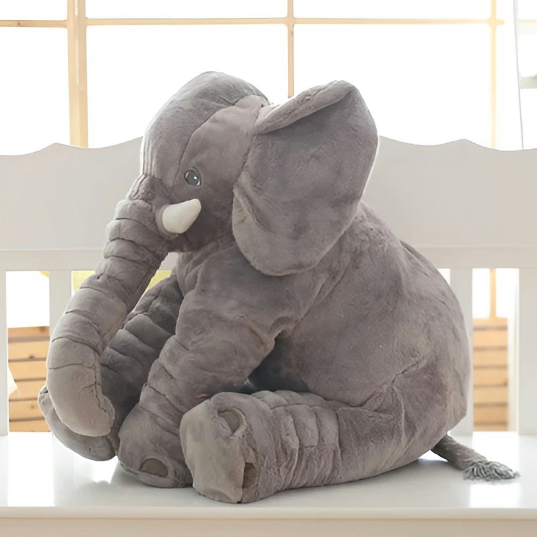 Almohada de Peluche para Bebé Elefante Soporte para Sueño y Comodidad