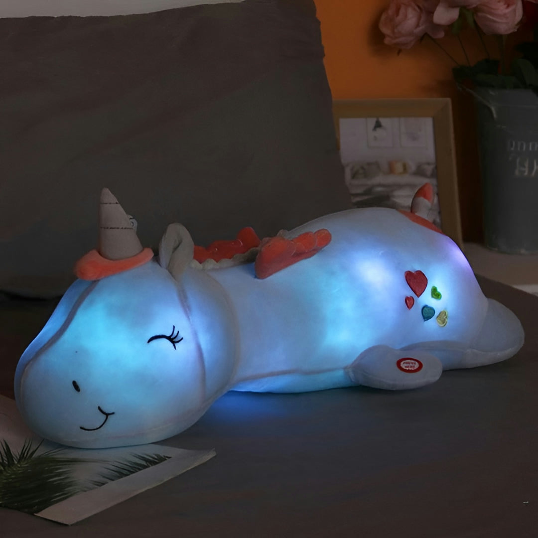 Lampada da comodino unicorno per bambini LED camera da letto