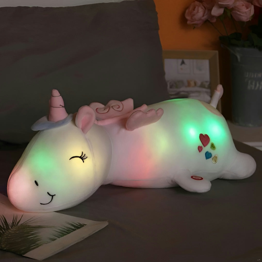 Lampada da comodino unicorno per bambini LED camera da letto