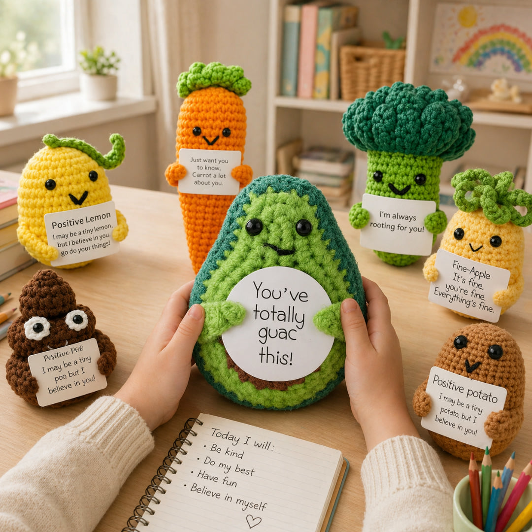 Cuddly Toy Children Crocheted Figures Educational Set