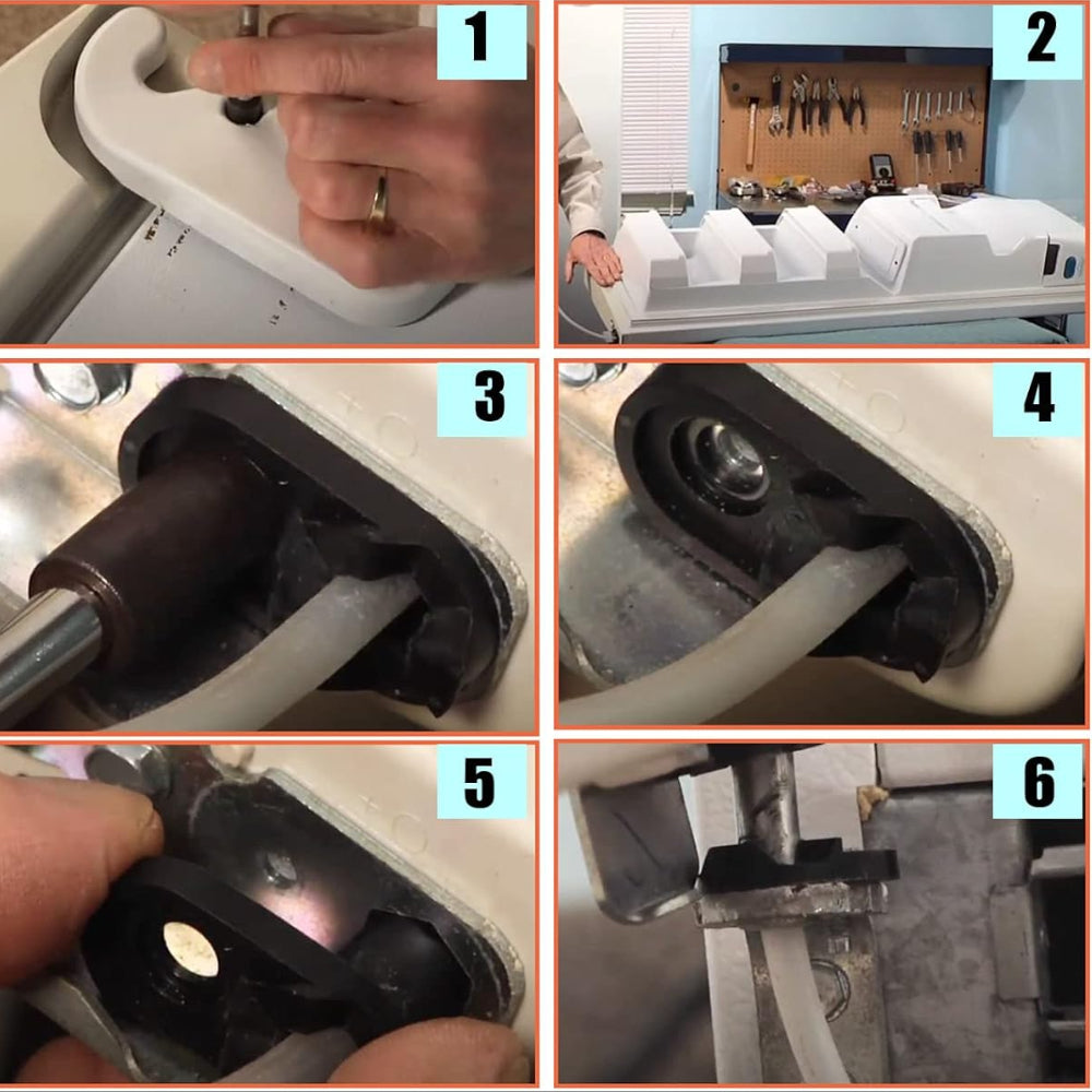 Refrigerator Door Repair Set Hinge Closure Replacement