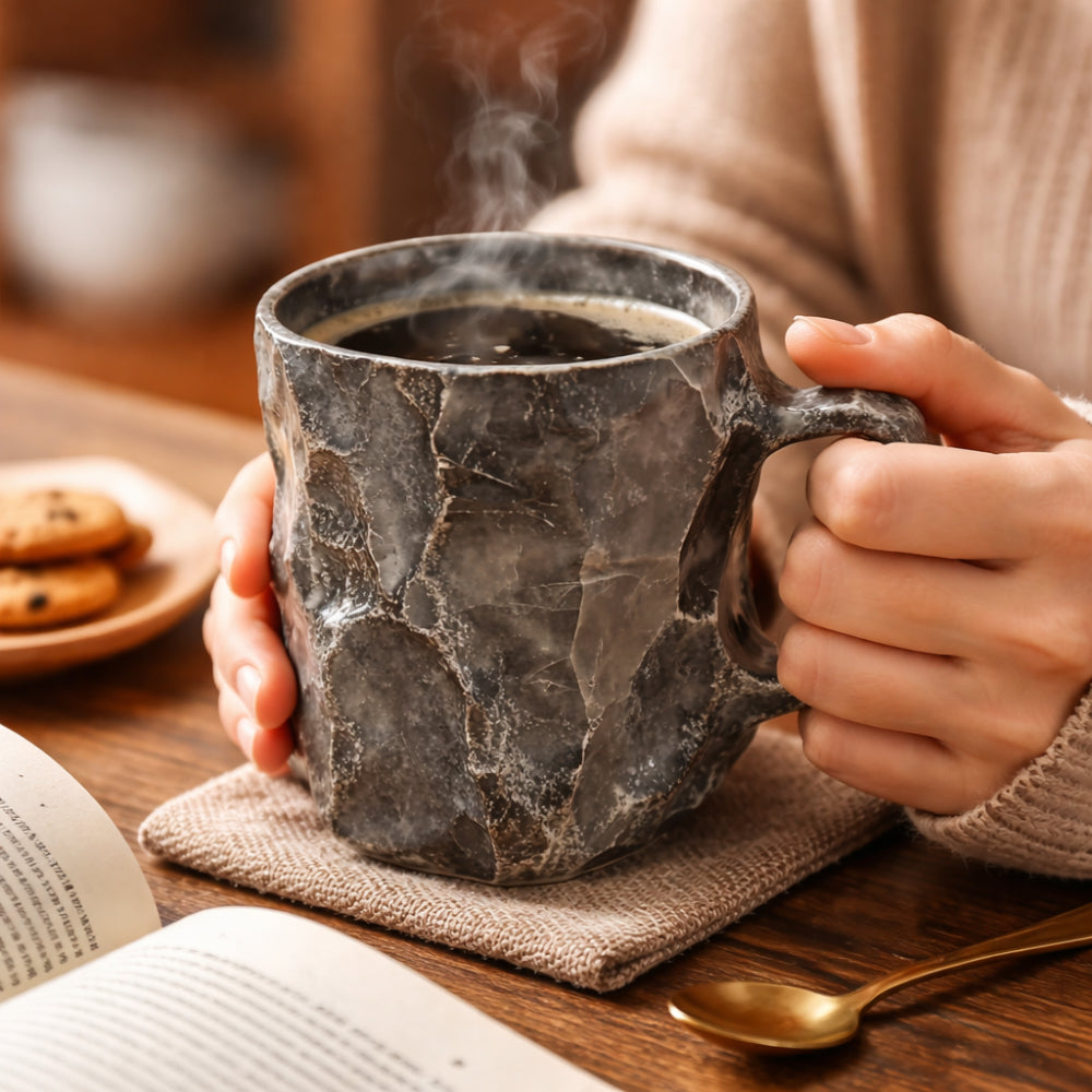 Coffee Mug Ceramic Handmade Unique Design Drinking Cup