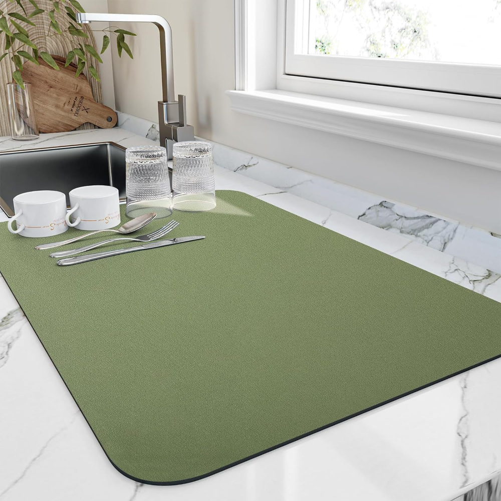 Coffee Mat Super Absorbent Diatomaceous Clean Coffee Bar