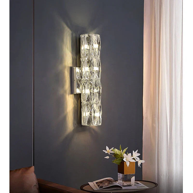 CrystalLuxe - Royal Bedroom Wall Lamp