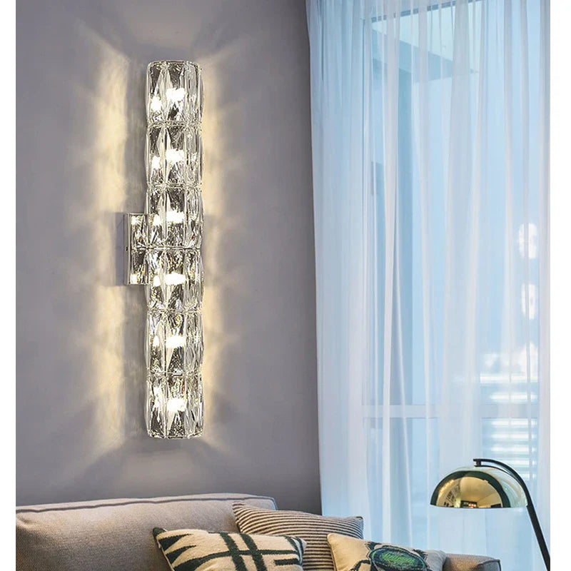 CrystalLuxe - Royal Bedroom Wall Lamp