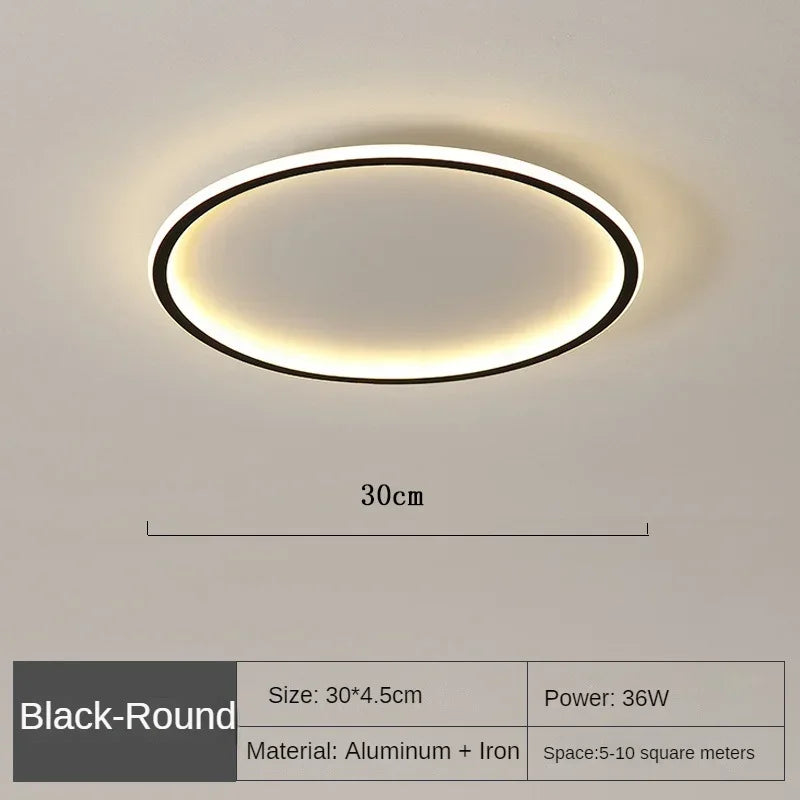 NoorderlichtBol - Scandinavische Ronde Plafondlamp