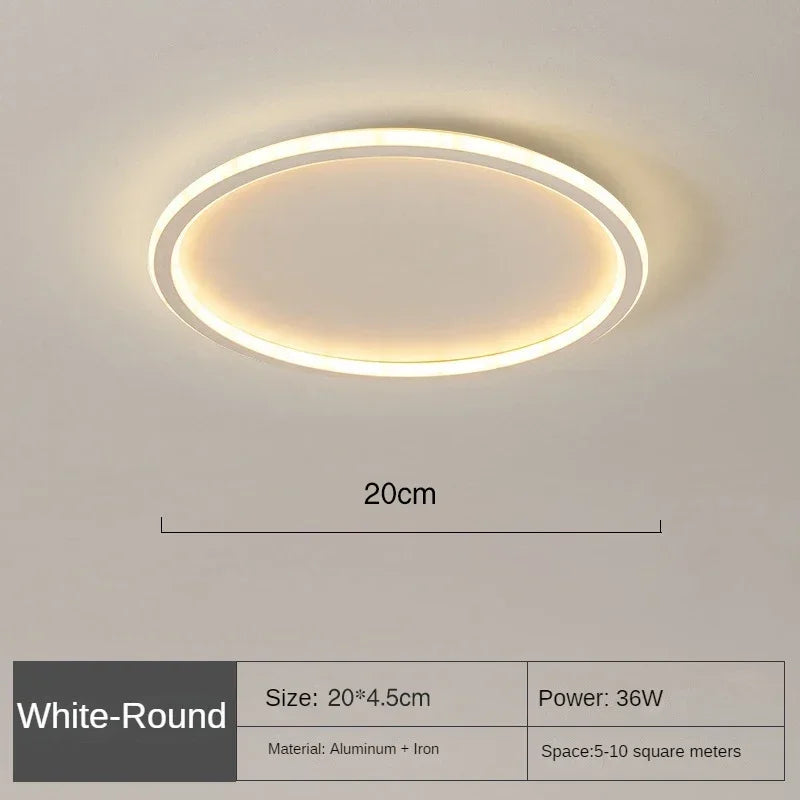 NoorderlichtBol - Scandinavische Ronde Plafondlamp
