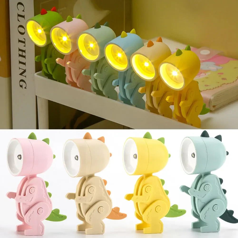 DinoGlow – Cute Dinosaur LED Table Lamp for Children's Room | Dimmable & Adjustable
