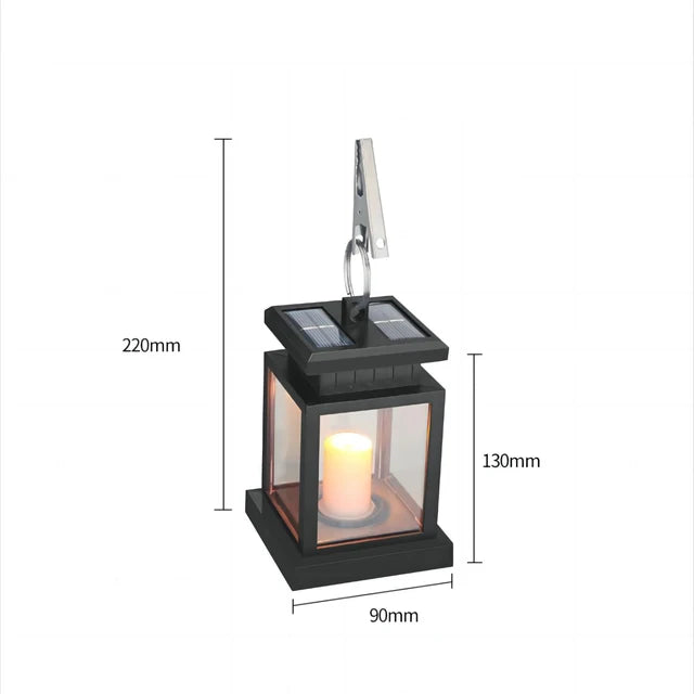 LumiLeaf - Farol de jardín con ambiente acogedor