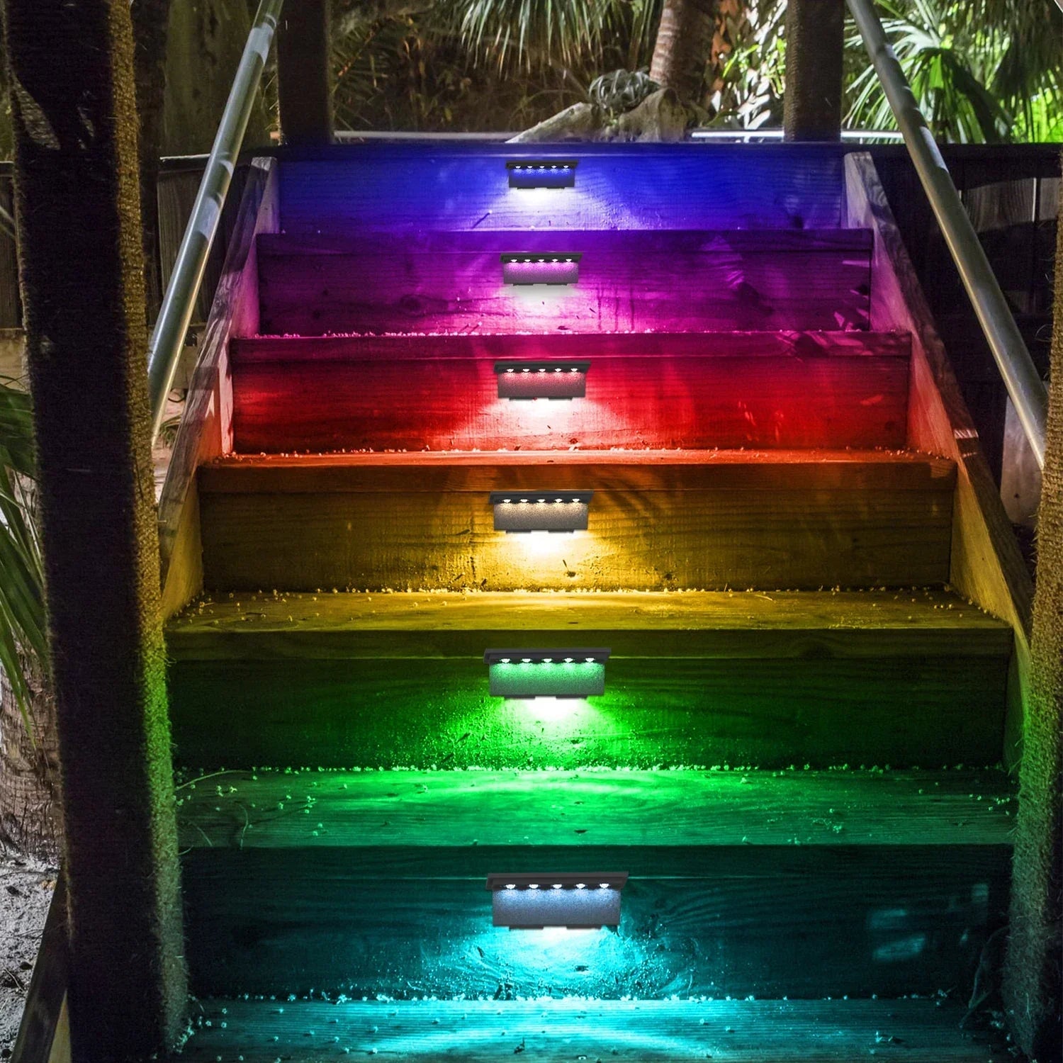 SolarGlow - Illuminazione Esterna a LED Solare – Illuminazione Paesaggistica a Risparmio Energetico per Giardino, Recinzione e Scale