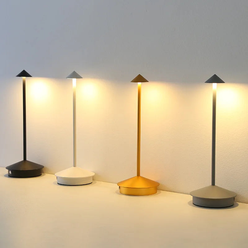 LuxeLicht - Lámpara de mesa moderna con sensor táctil