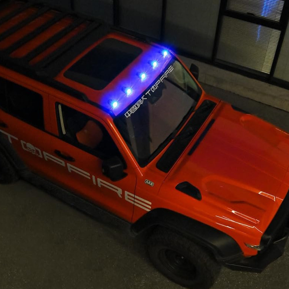 Luce LED Auto Solare Multicolore Impermeabile