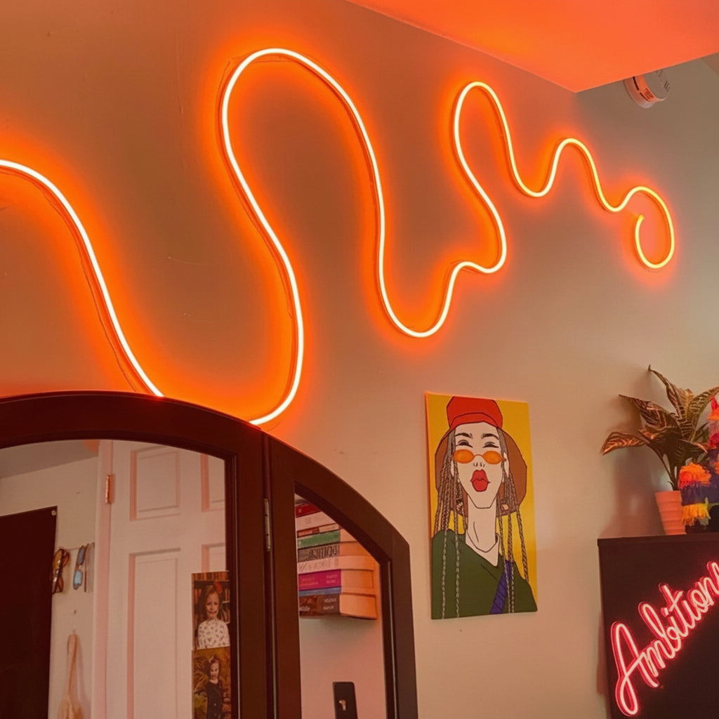 LED Strip Neon Rope Lights App Controlled for Customizable Ambiance 3