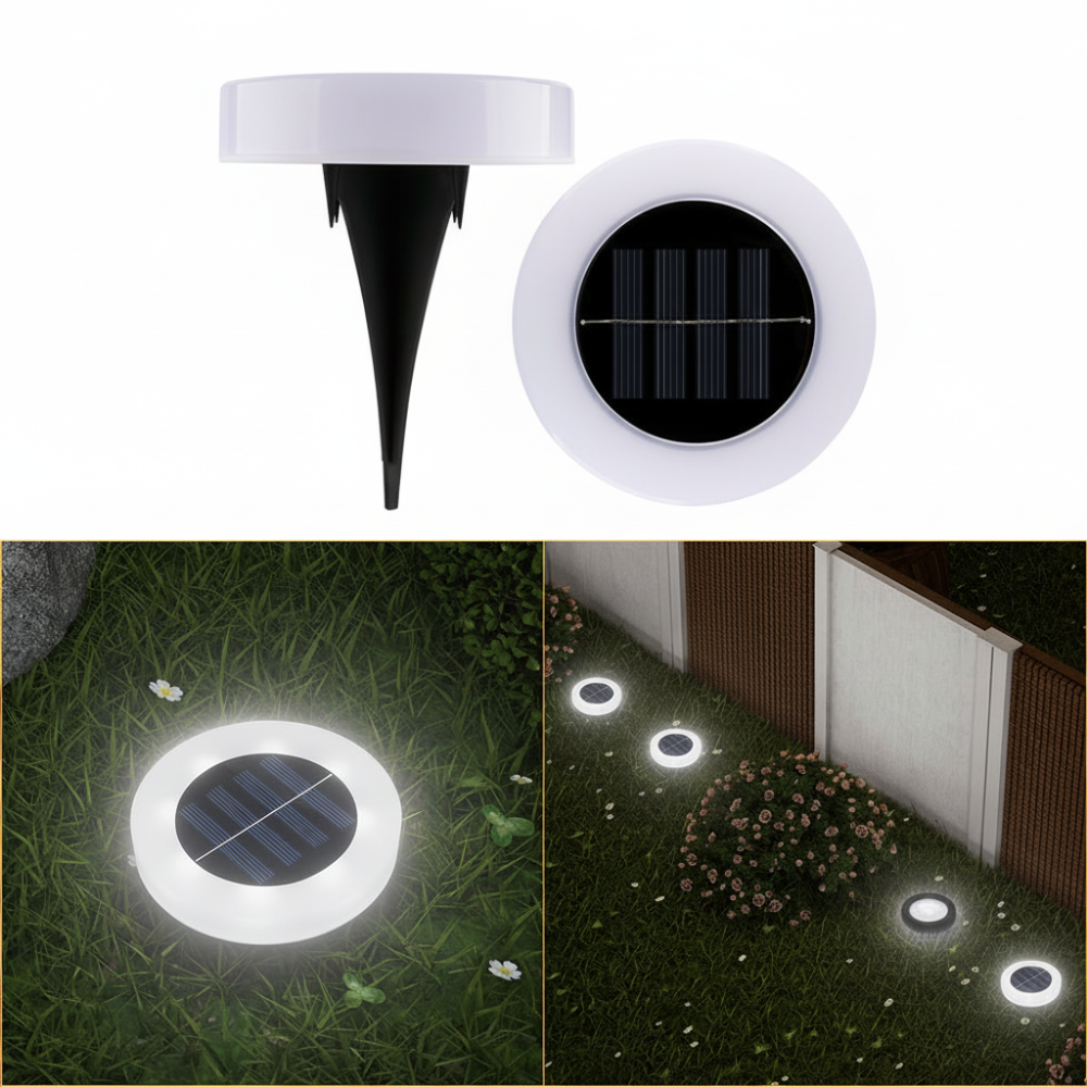 Iluminação de chão LED à prova de água para caminhos e jardins exteriores