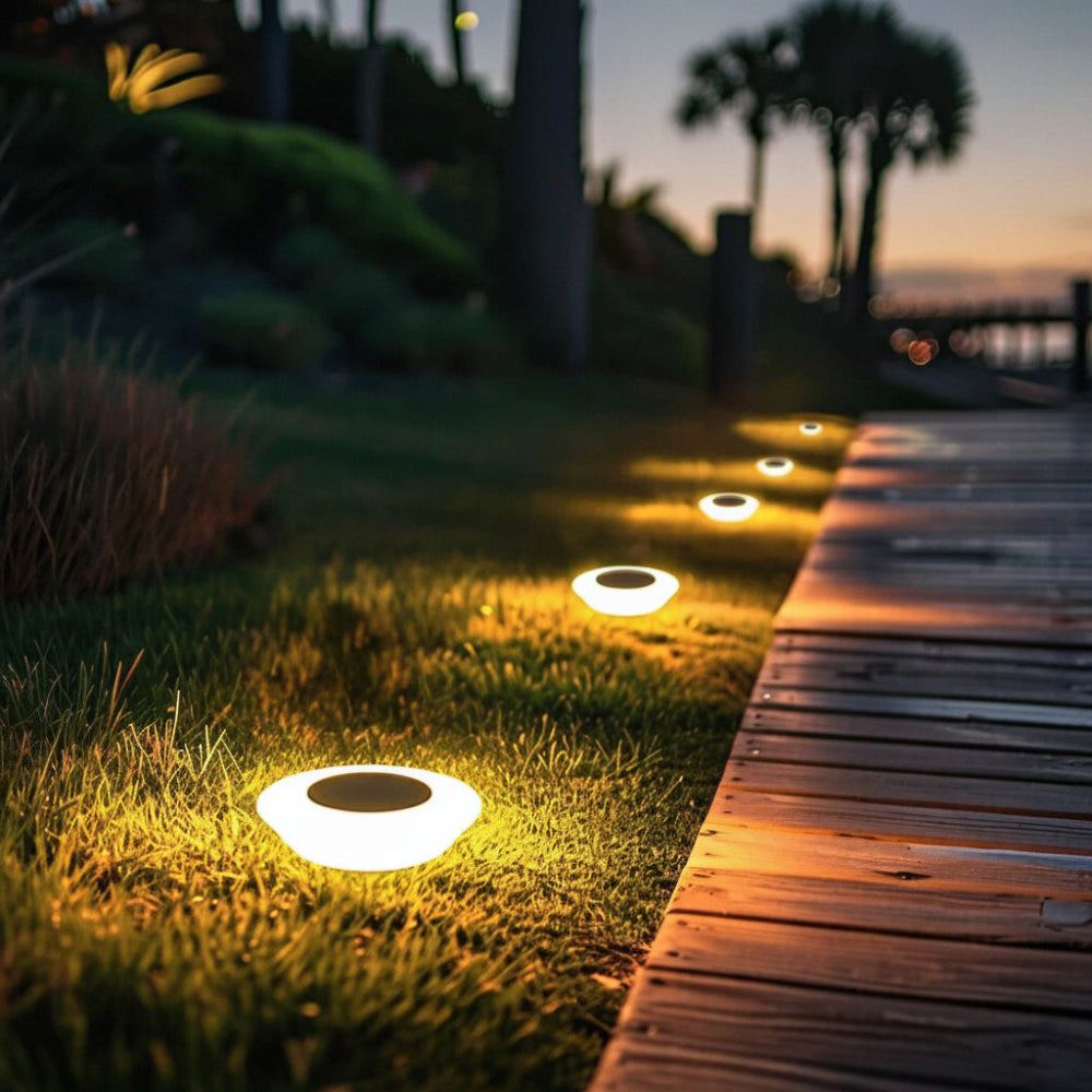Iluminação de chão LED à prova de água para caminhos e jardins exteriores