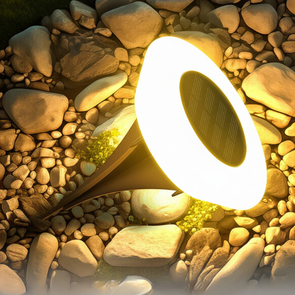 Iluminação de chão LED à prova de água para caminhos e jardins exteriores