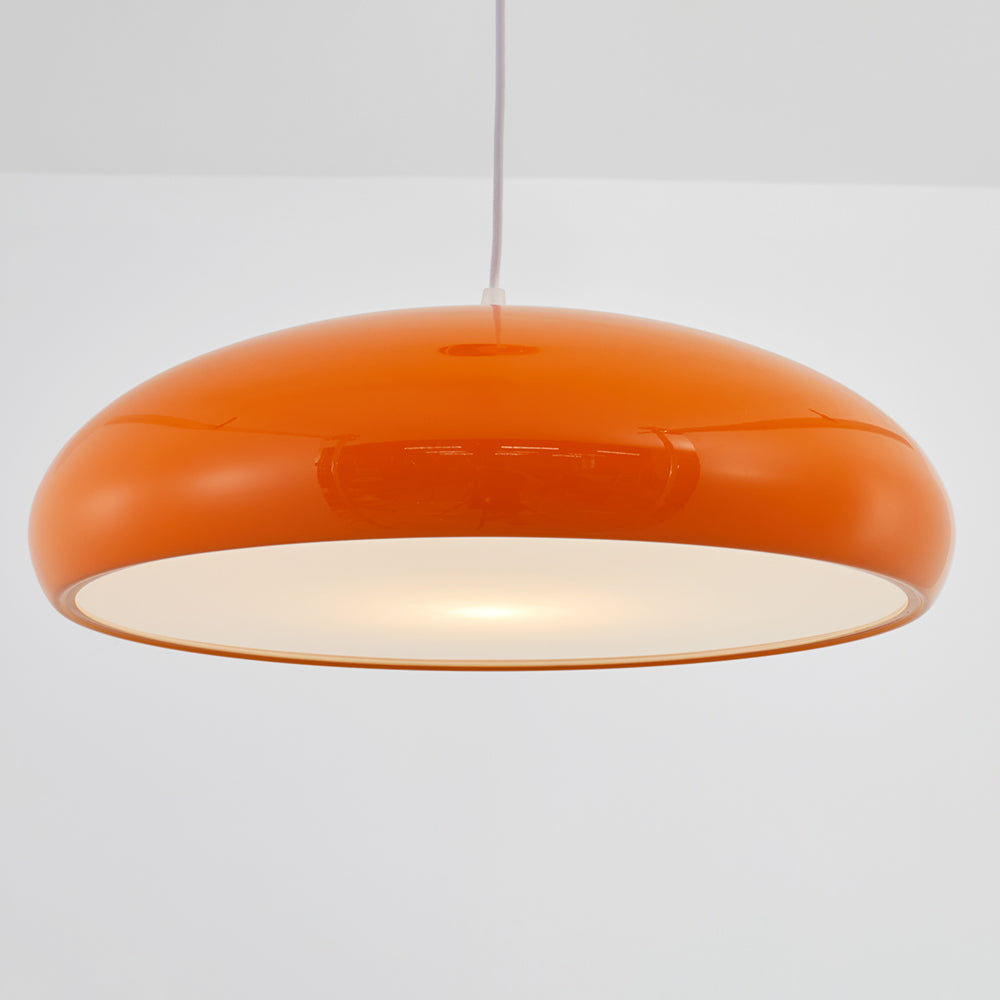 Lámparas colgantes LED Celestia Ronde - Metal blanco para dormitorio y sala de estar