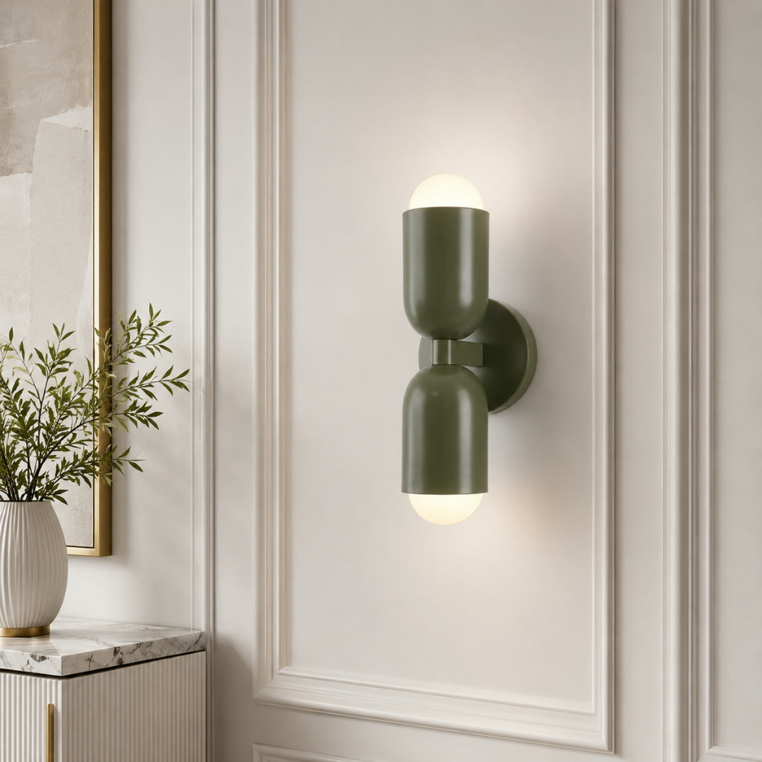 Lampada da parete LED moderna decorativa salvaspazio per interni