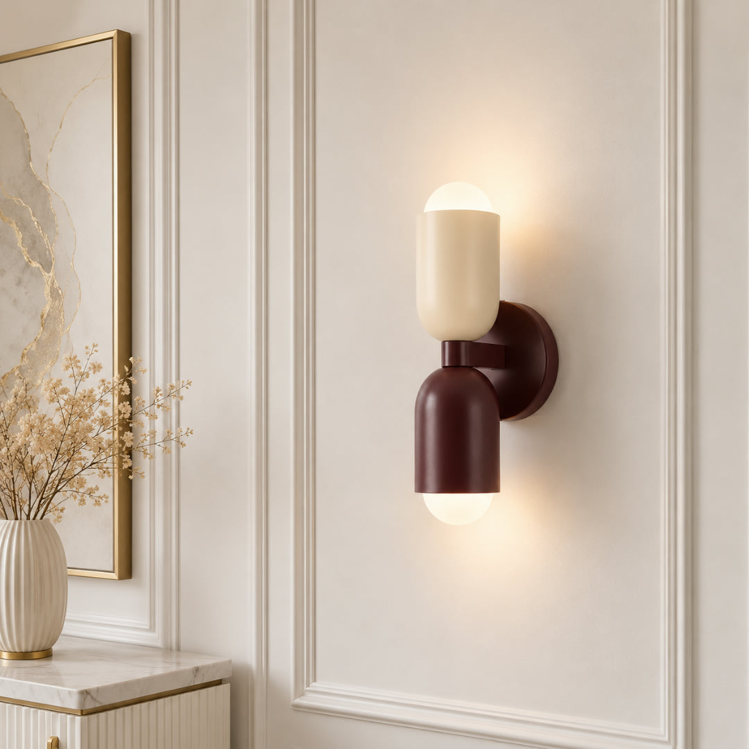 Lampada da parete LED moderna decorativa salvaspazio per interni