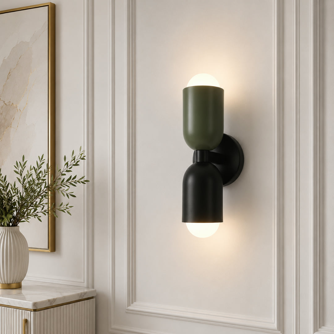 Lampada da parete LED moderna decorativa salvaspazio per interni