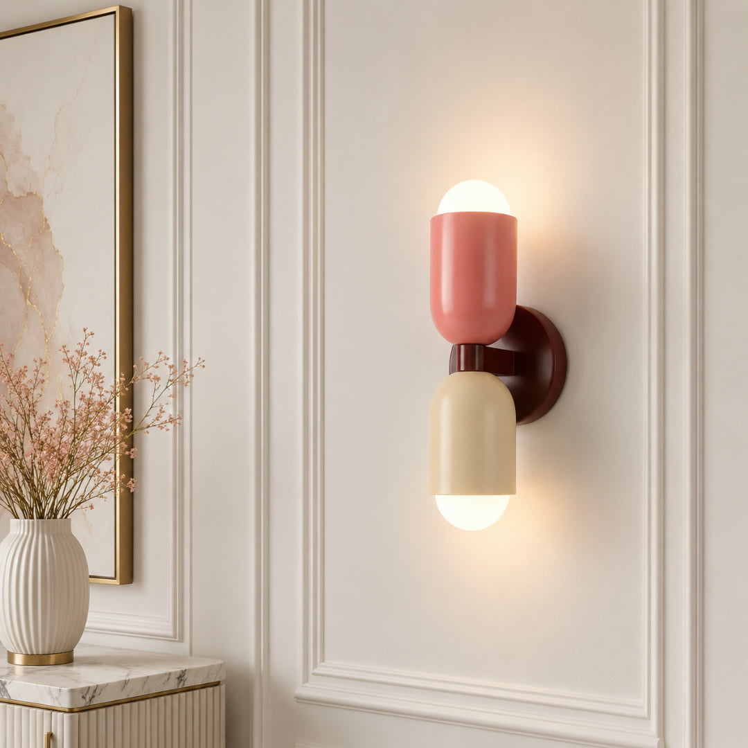 Lampada da parete LED moderna decorativa salvaspazio per interni