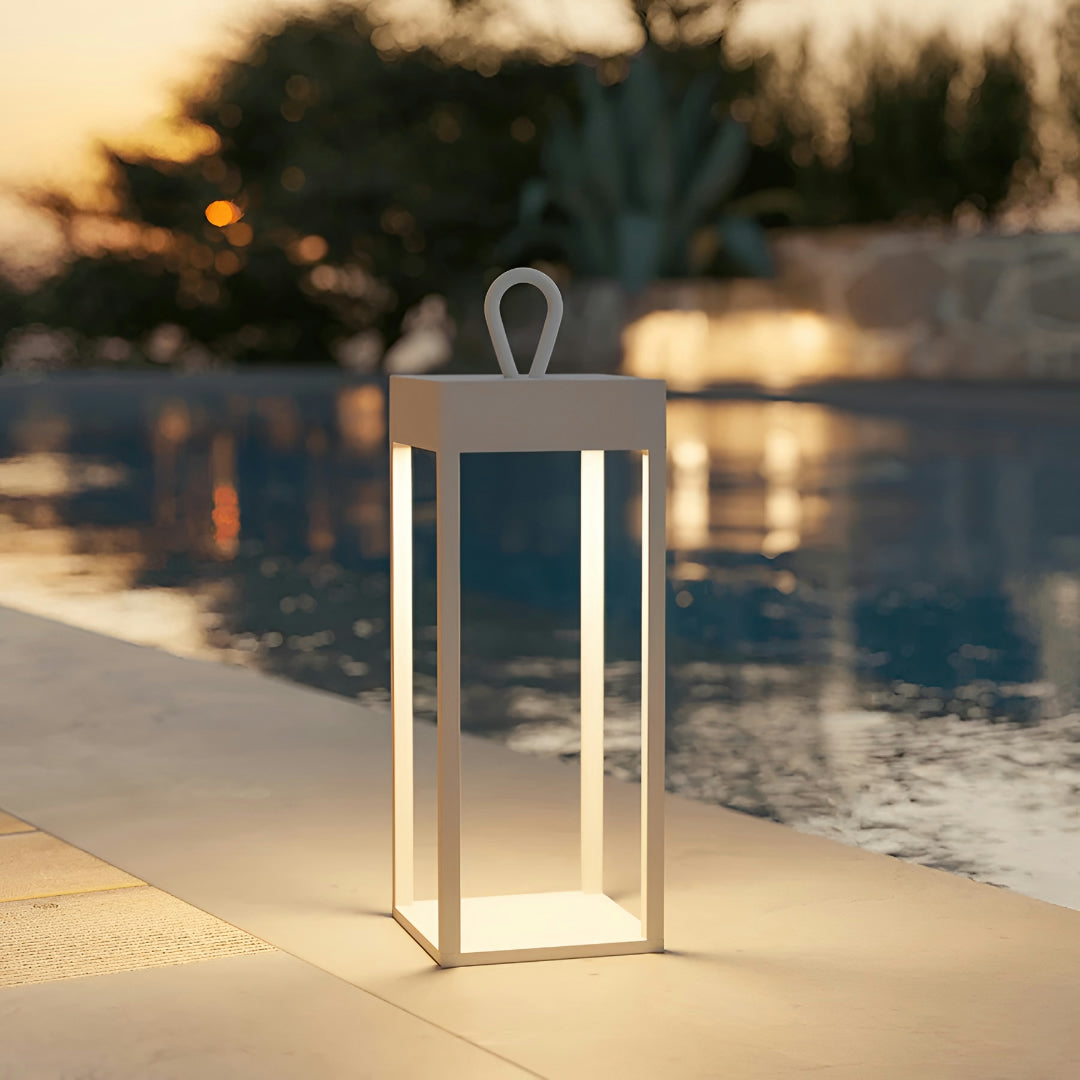 Lampada da tavolo LED moderna dimmerabile per interno ed esterno, illuminazione