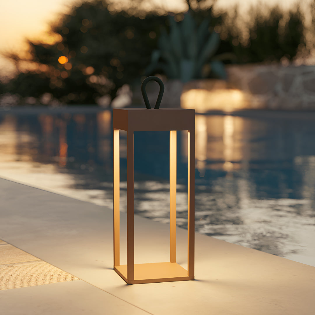 Lampada da tavolo LED moderna dimmerabile per interno ed esterno, illuminazione