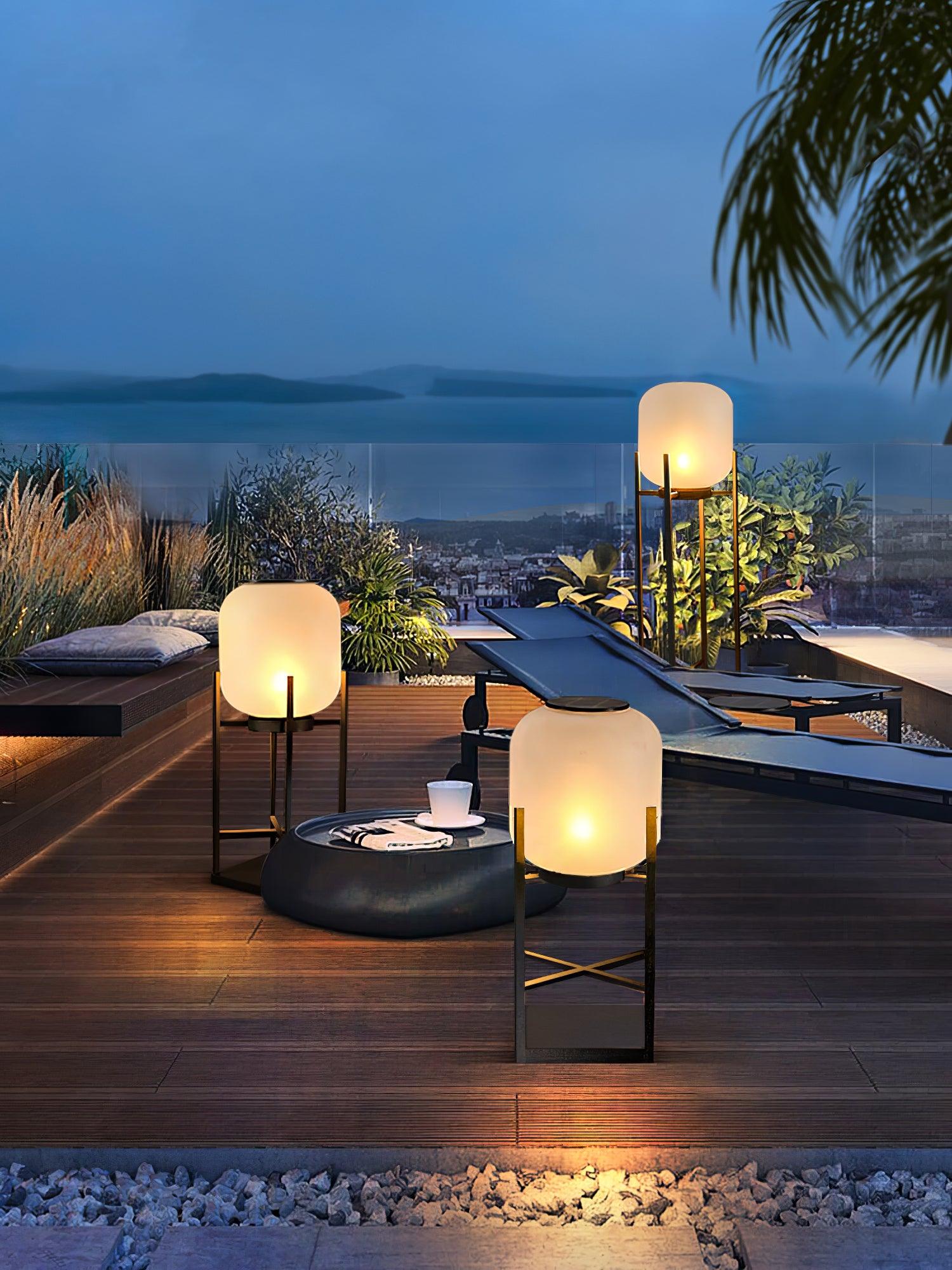 LumeStand - Lampada da Terra Solare a LED per Giardino e Terrazza