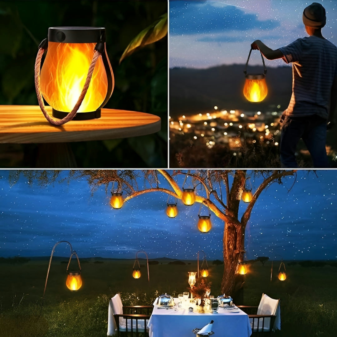 Lanterna Solare per Illuminazione di Giardino, Balcone ed Esterno