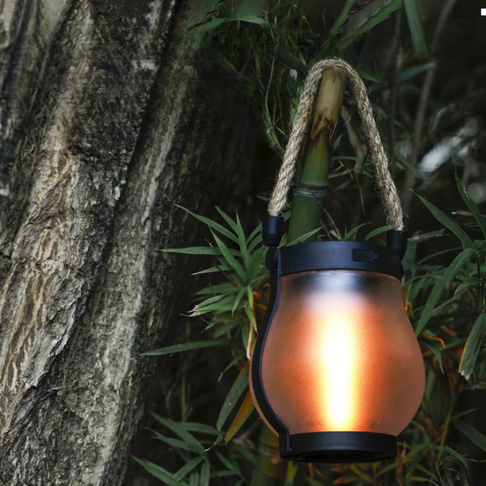 Lanterna Solare per Giardino con Effetto Fiamma Charmante
