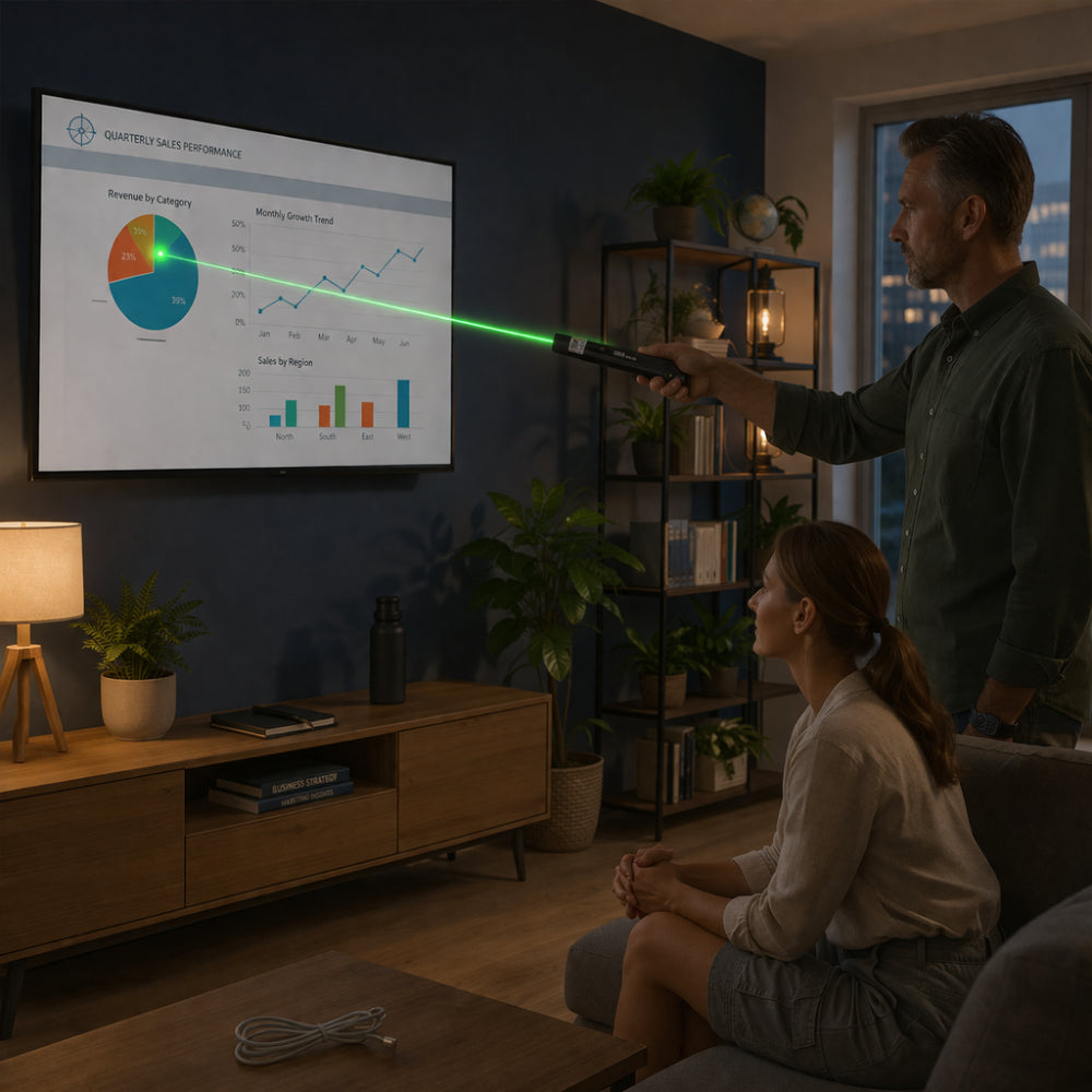 Laser Pointer Adjustable Rechargeable Presentation Outdoor Light