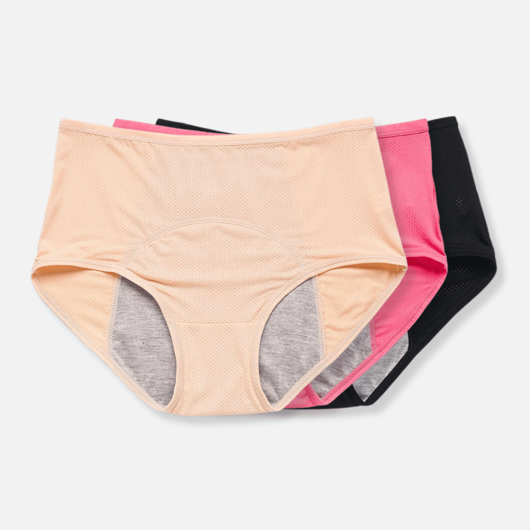 Leak-Resistant Period Briefs for Women Comfortable Soft Coverage 10
