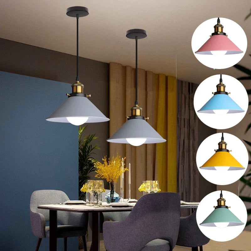 Eleganza Industriale - Lampada a Sospensione LED a Tromba