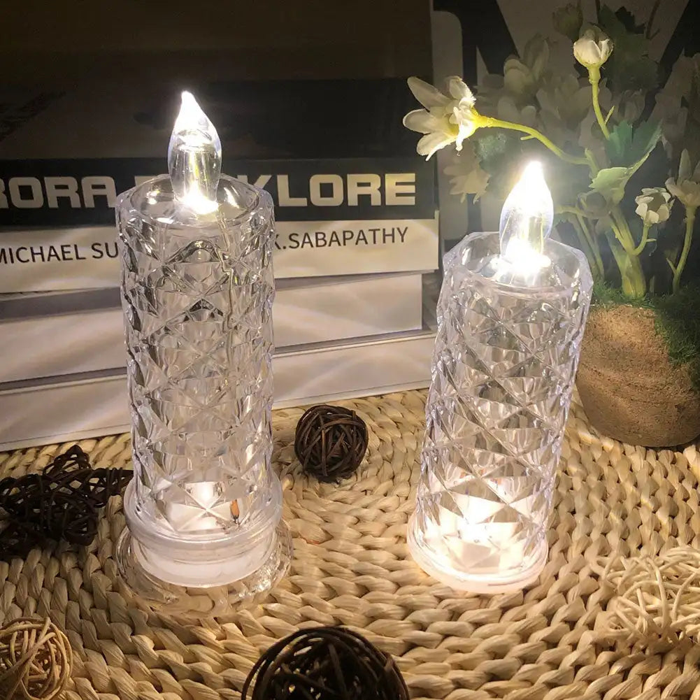LuxeLicht - Lámpara nocturna LED diamante para iluminación ambiental en dormitorio y sala de estar