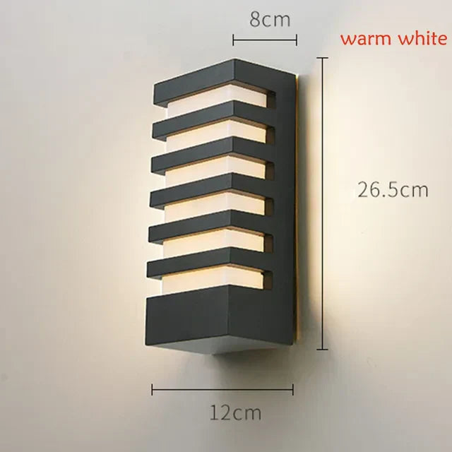 Luxora - Lámpara de pared moderna de aluminio
