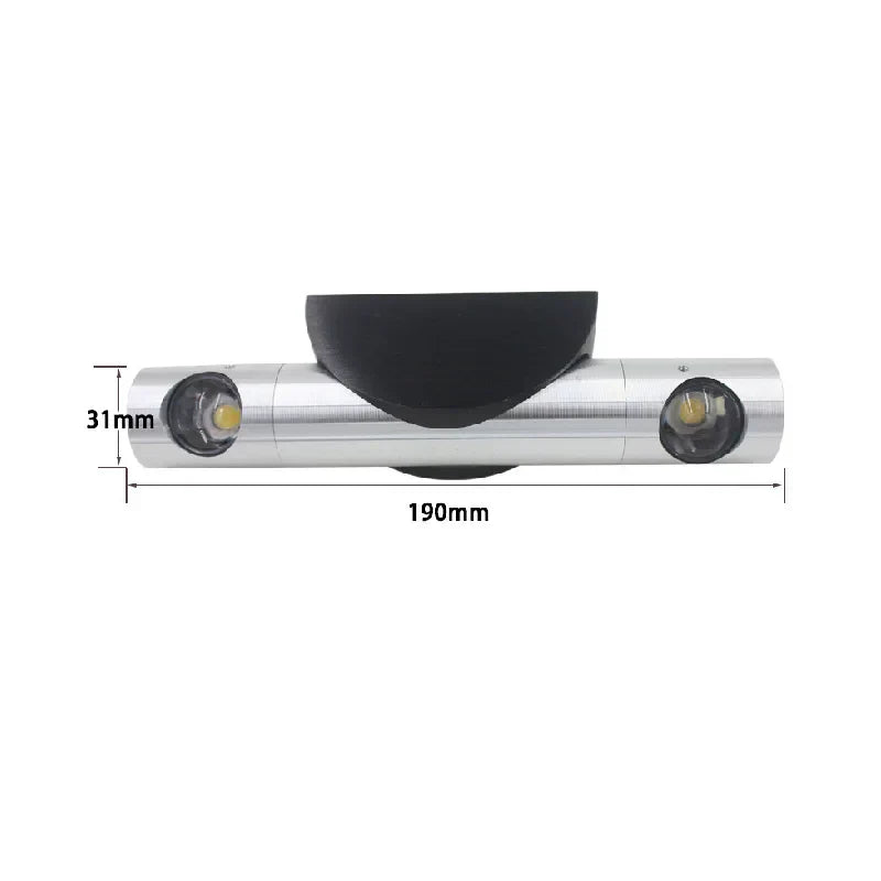LumiBright - LED Wall Lamp with Double Spot – Modern Lighting for Indoor & Outdoor Use
