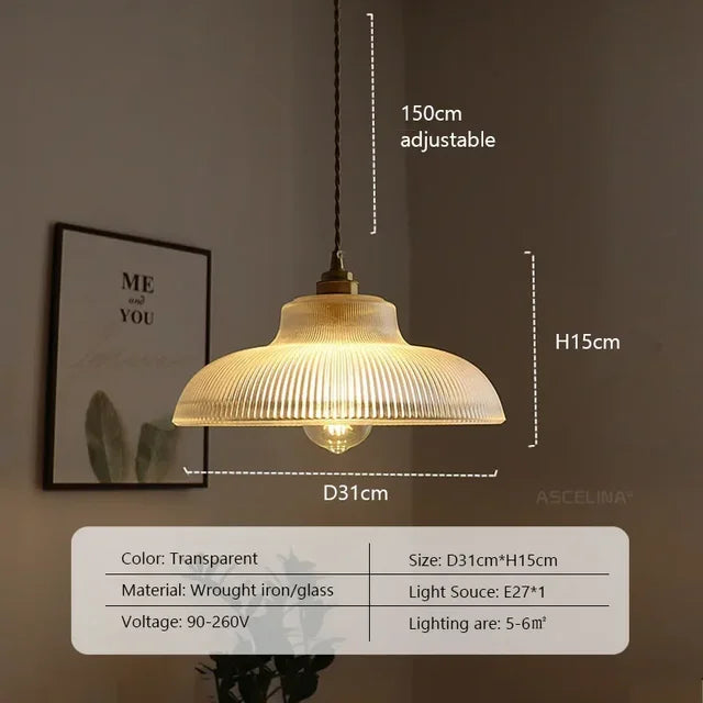 CrystalLum - Lampada a sospensione in vetro