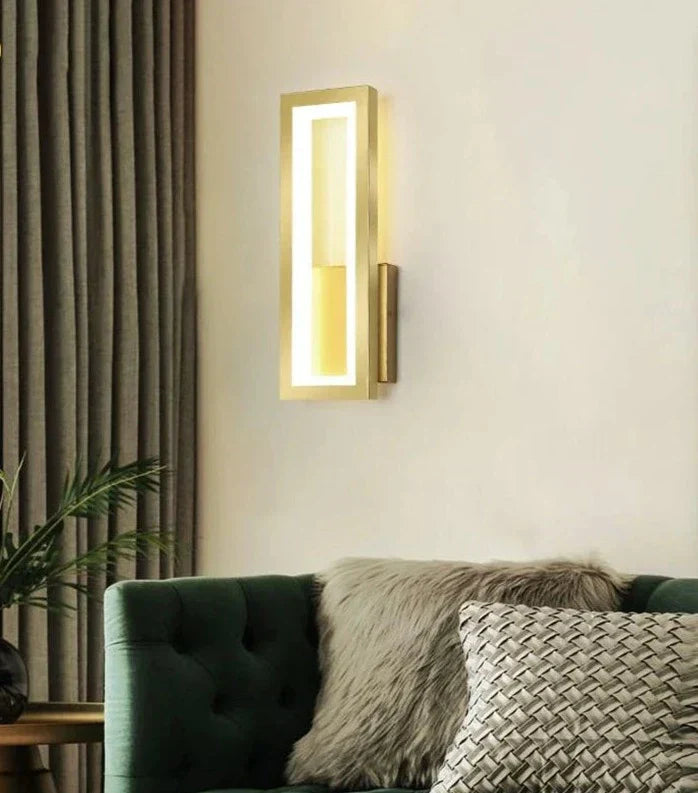 GlowSpace – Modern LED Wall Lamp in Minimalist Design for Living Room & Hallway