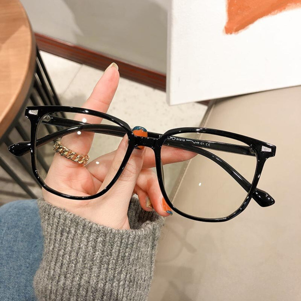 Gafas de lectura con filtro de luz azul para pantalla de ordenador, montura cuadrada