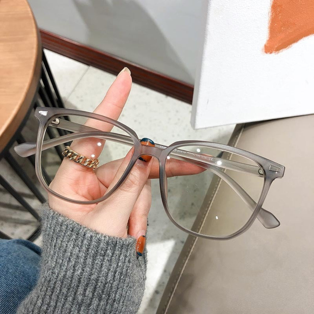 Gafas de lectura con filtro de luz azul para pantalla de ordenador, montura cuadrada