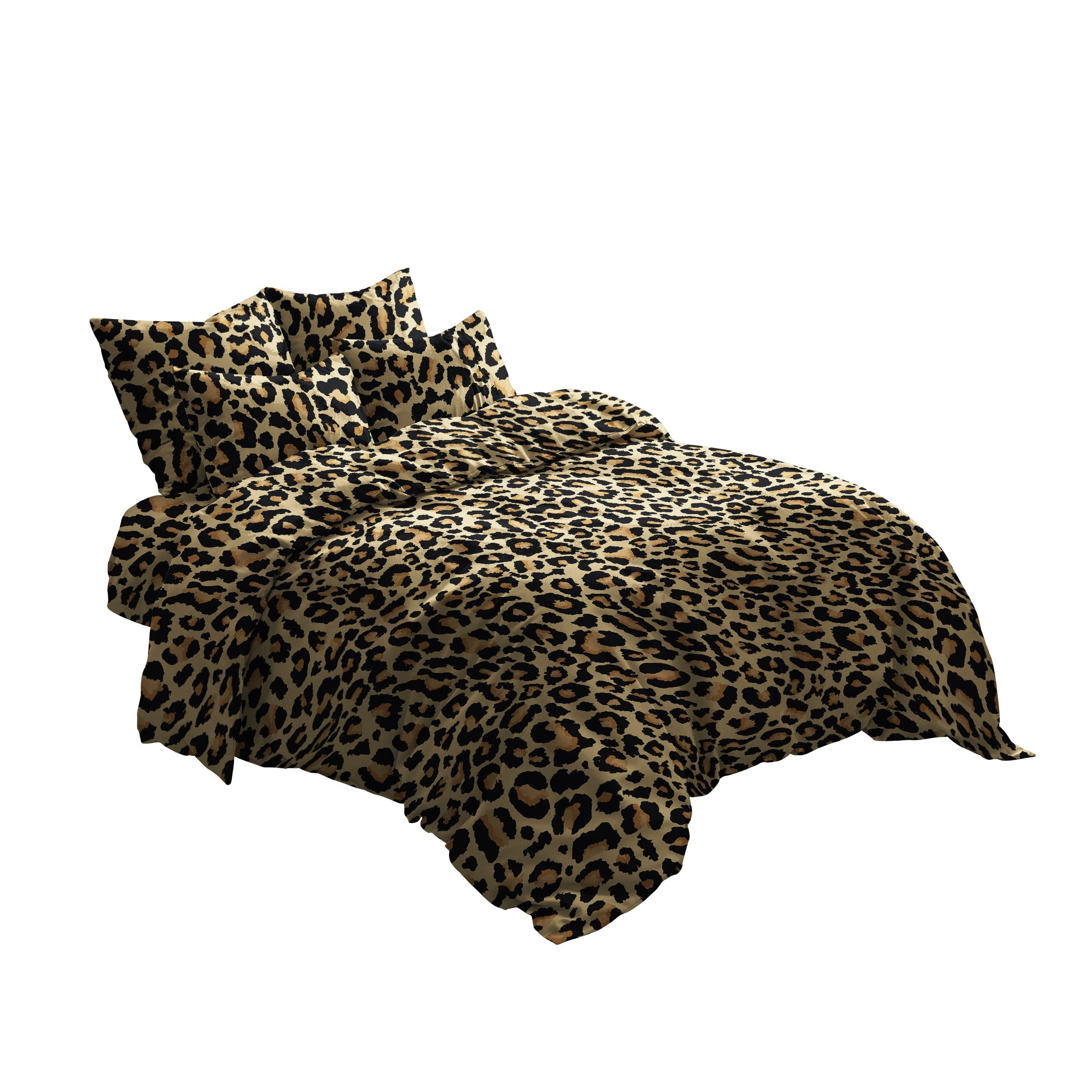 Set copripiumino Leopard Gree (Cotone Egiziano)