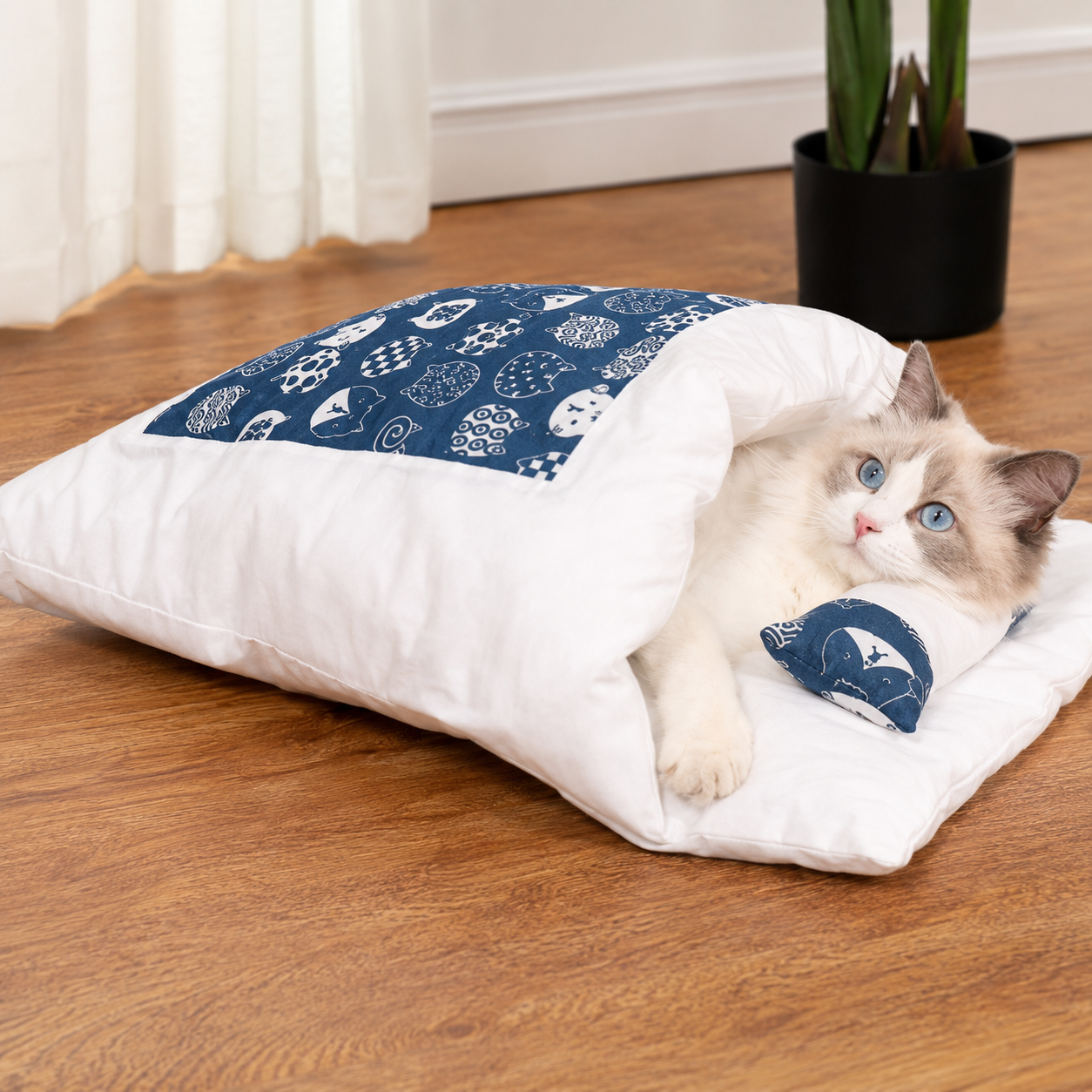 Letto Per Gatti Antistress Cuscino Per Gatti Morbido Rotondo