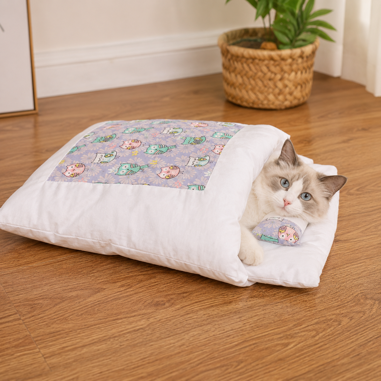 Letto Per Gatti Antistress Cuscino Per Gatti Morbido Rotondo